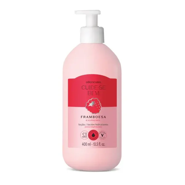 Loção Corporal Hidratante Framboesa 400 ml