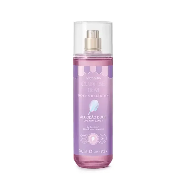 Body Splash Cuide-se Bem Doces Delírios