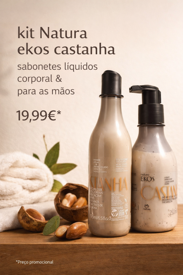 Kit Presente Natura Ekos Castanha