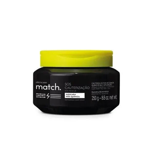 Máscara Hidratante Cauterização Pós-Química Match 250g
