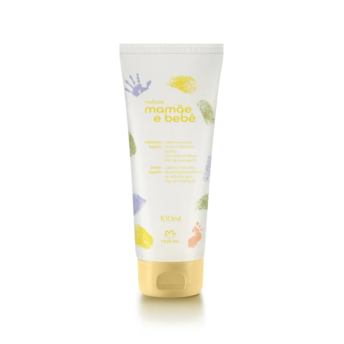 Sabonete Líquido Mamãe & Bebê Flor de Laranjeira 100ml