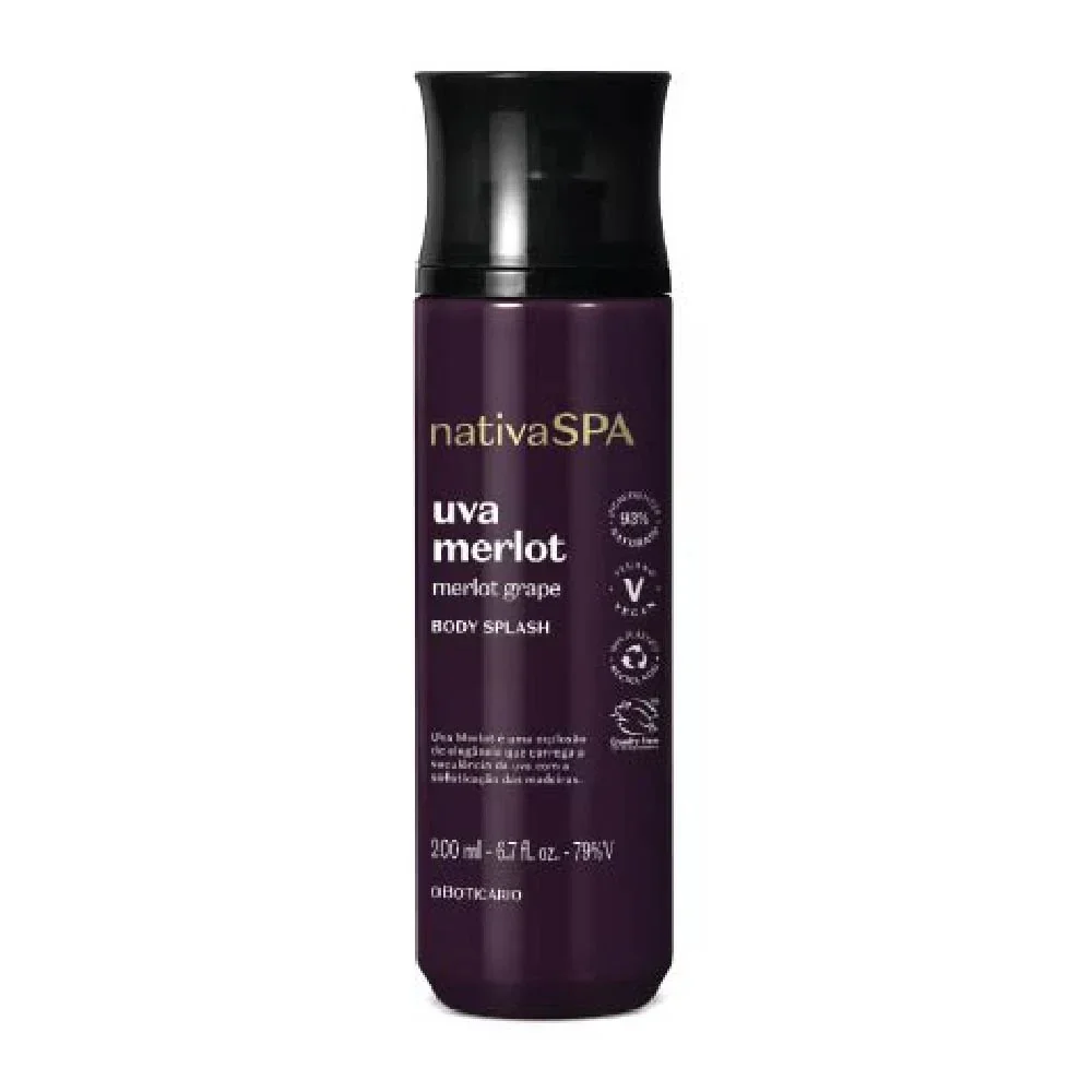 Body Splash NativaSpa Uva Merlot 200ml