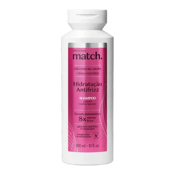 Shampoo Match Hidratação Antifrizz 300ml