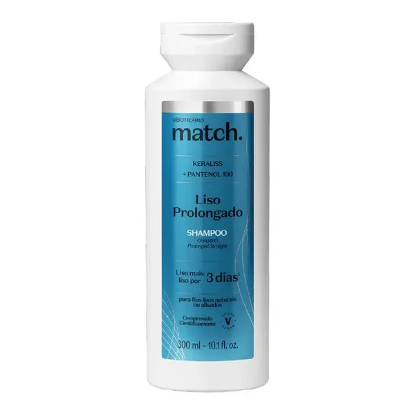 Shampoo Match Liso Prolongado 300ml