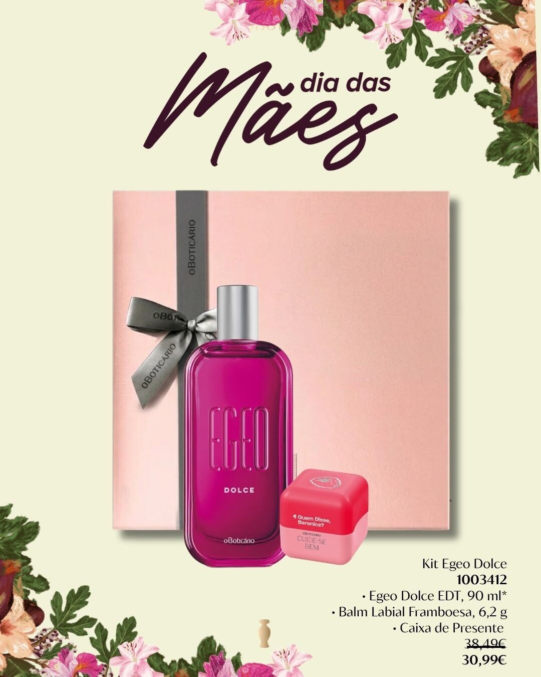 Kit Egeo + Balm Framboesa