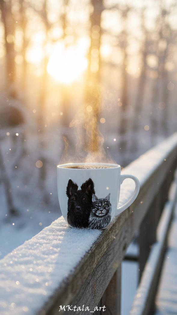 Ręcznie malowany kubek z motywem „Najlepsza mama”, idealny na Dzień Matki.