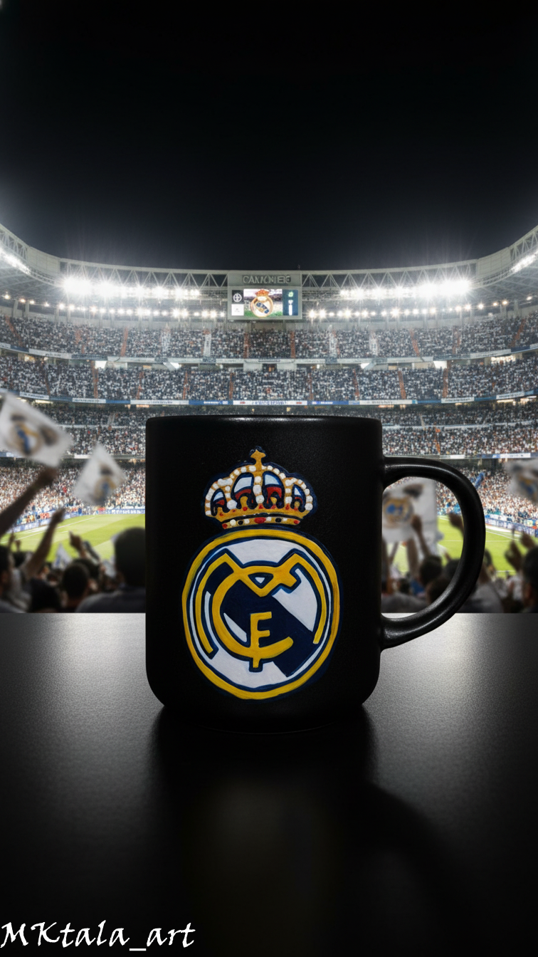 Ręcznie malowany kubek dla policjanta, trwały i stylowy, idealny na prezent.