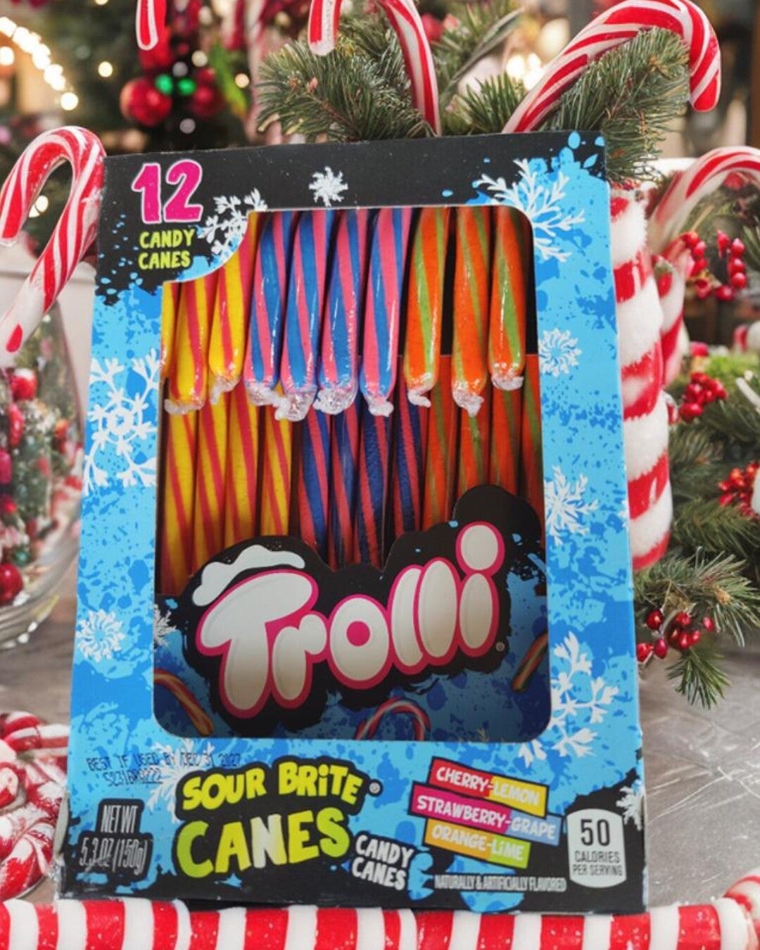 trolli candy cane Christmas [most popular]