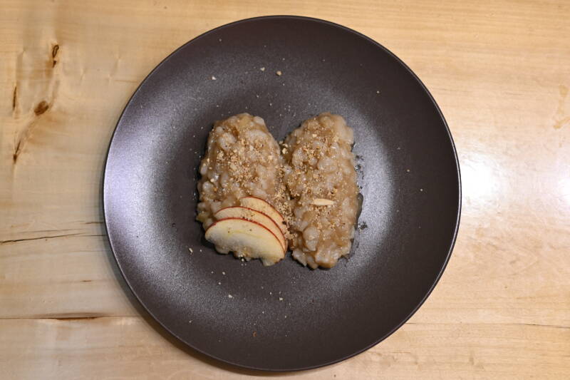 vegane Apfel-Spätzle