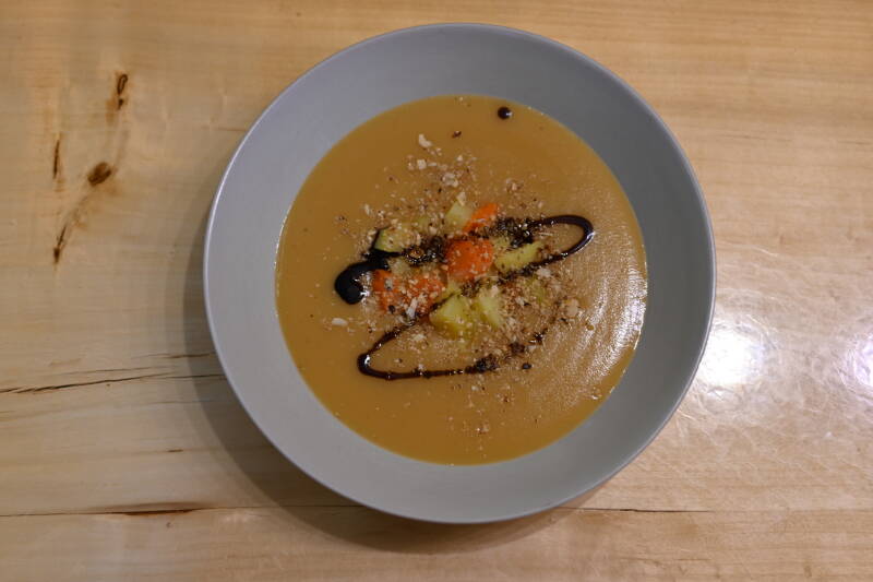 vegane Kartoffel-Karotten-Suppe