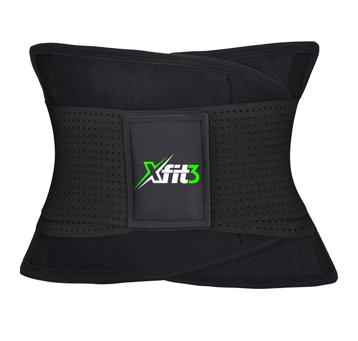 XFIT3 Waist Trainer Training, Sweat Wrap, Tummy Toner, Low Back and Lumbar Support with Sauna Suit Effect, Abdominal Trainer Waist Training Belt, Waist Belt for Weight Loss and Tummy