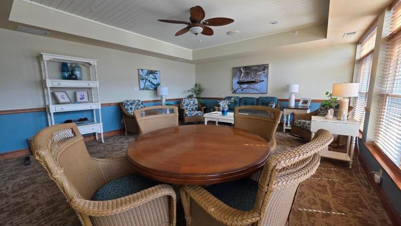 Photo of sunroom from door