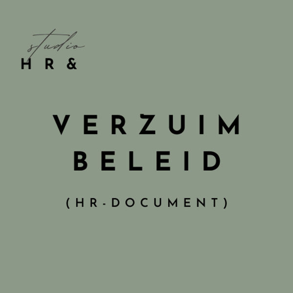 Verzuimbeleid (HR professionals)