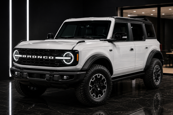 2025 Ford Bronco – White Exterior / Black Interior