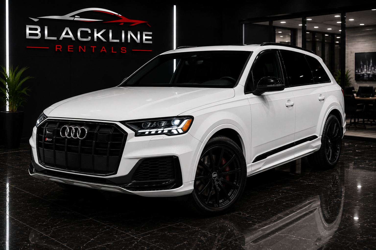 2023 Audi SQ7 Premium Plus – White Exterior / Black Interior