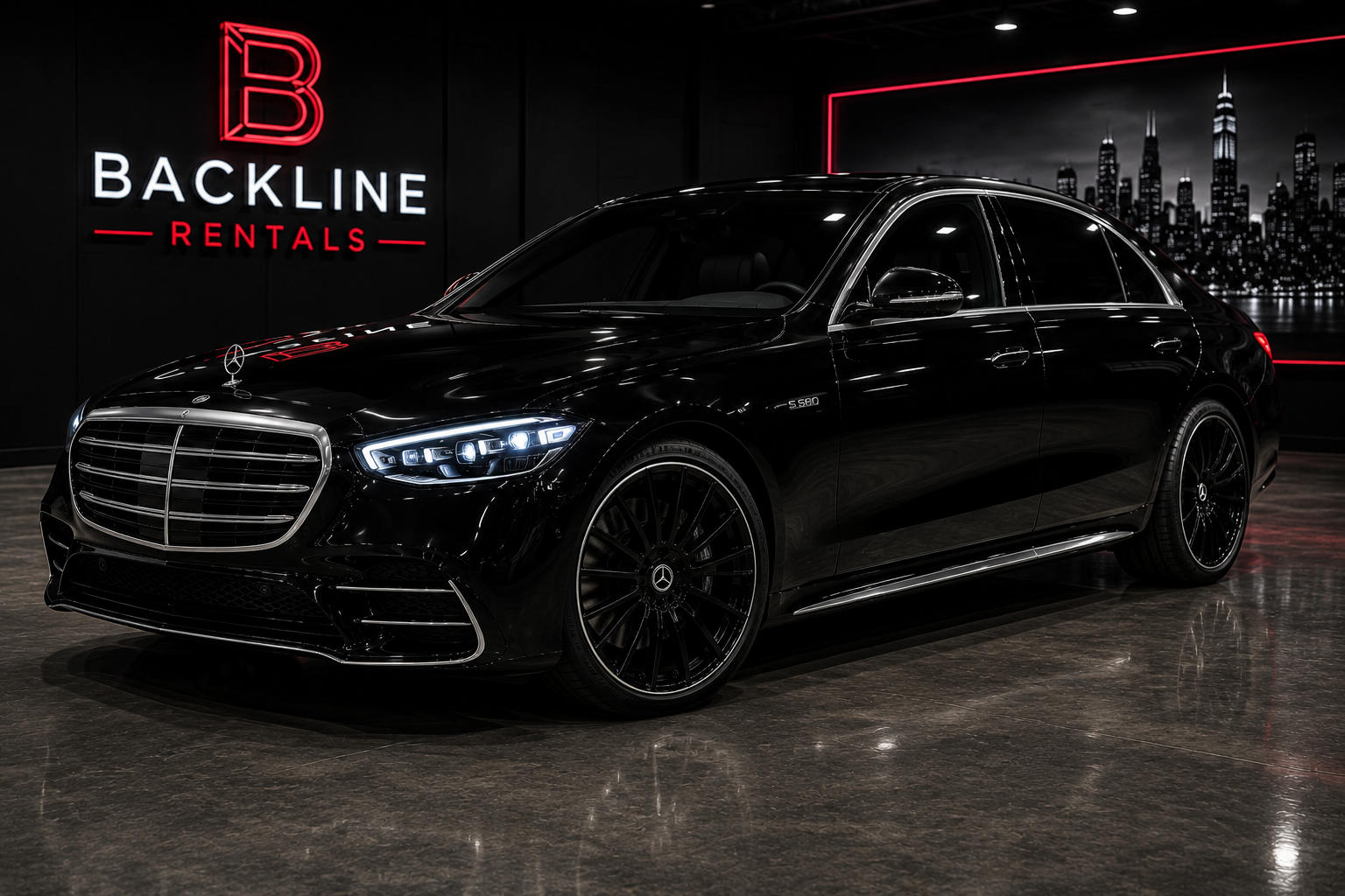 2022 Mercedes-Benz S580 – Black / Black Interior