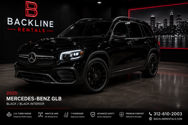 2025 Mercedes-Benz GLB – Black / Black Interior