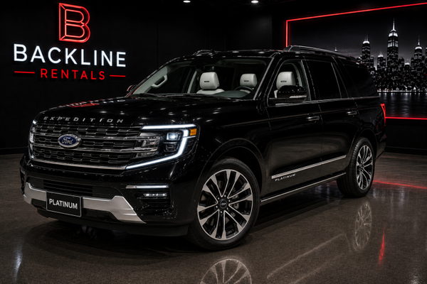 2026 Ford Expedition Platinum – Black Exterior / White Interior