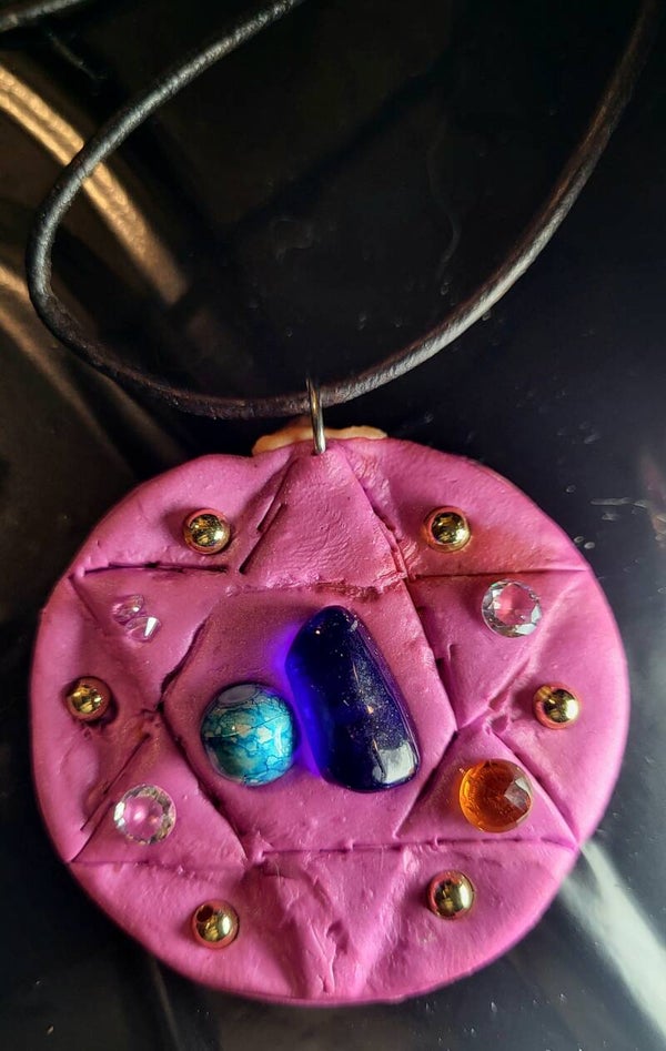 Purple Pink Star of David