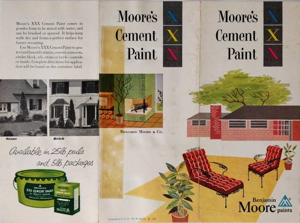 1962 - Benjamin Moore Cement