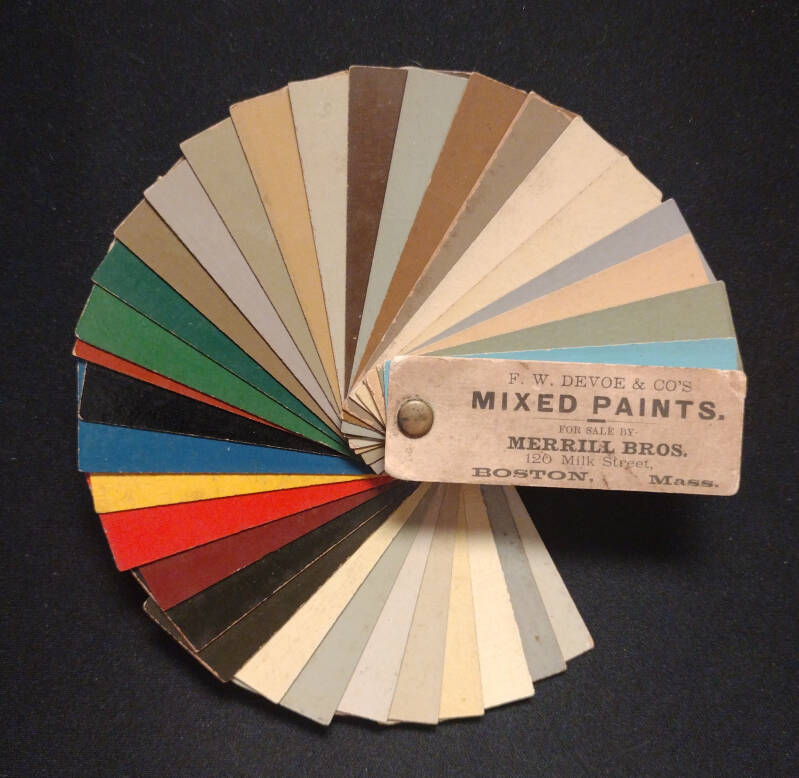 1860s-1870s Devoe paint set