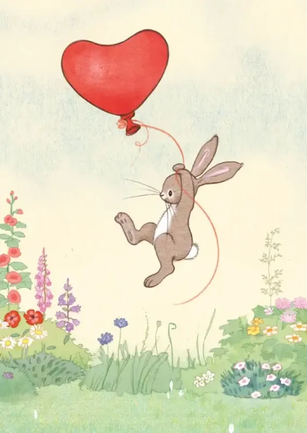 Belle & Boo ansichtkaart Boos Lovely Balloon