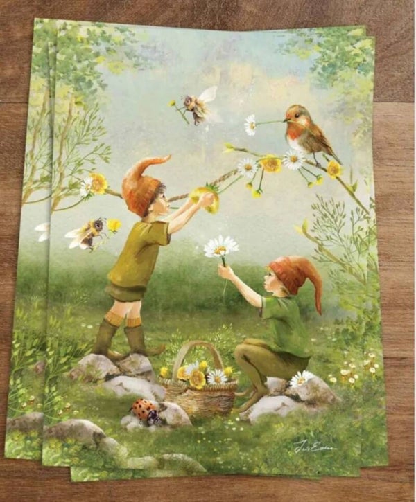 Ansichtkaart Birds and Bees