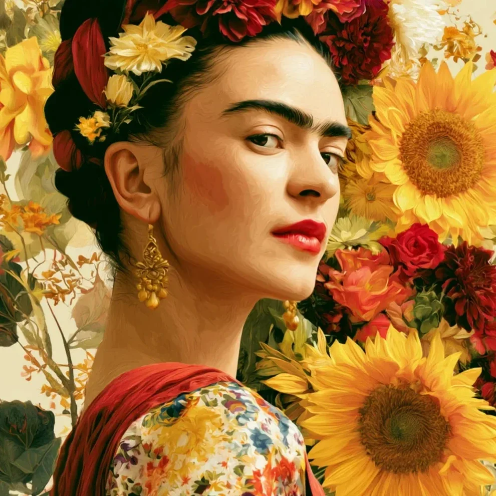 Frida Kahlo Sunflower