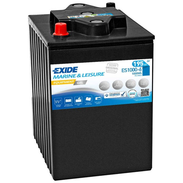 Exide ES1000-6 Apparatuur Gel (Gel G180 / 6) 195Ah 6V