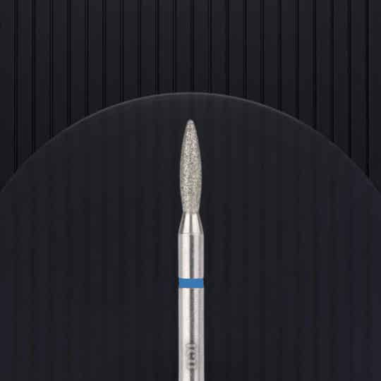 Ten Nail Supplies diamond flame bit 2.1 blue