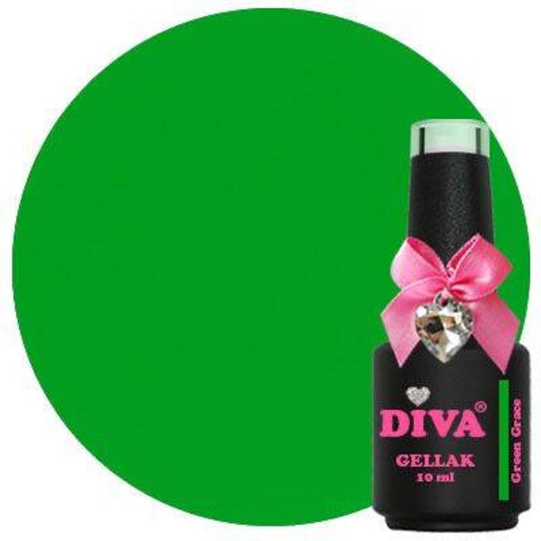 Diva gellak Neon Green Grace  (neon skittles collection)
