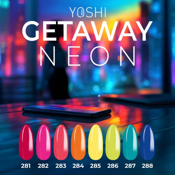YOSHI gelpolish Getaway collection + gratis colorpop stickers