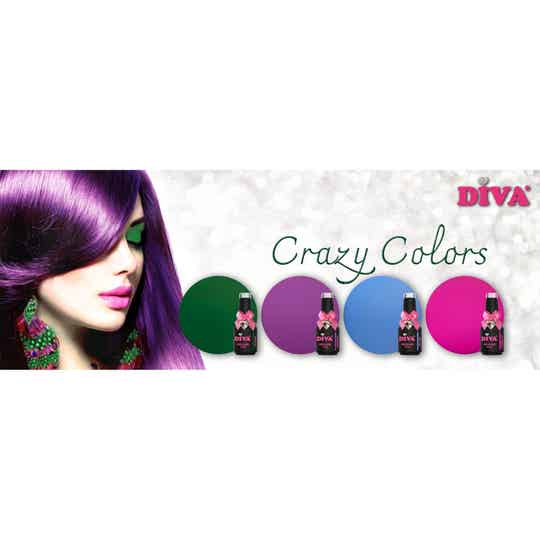 Diva gellak Crazy Colors collection 4x10ml