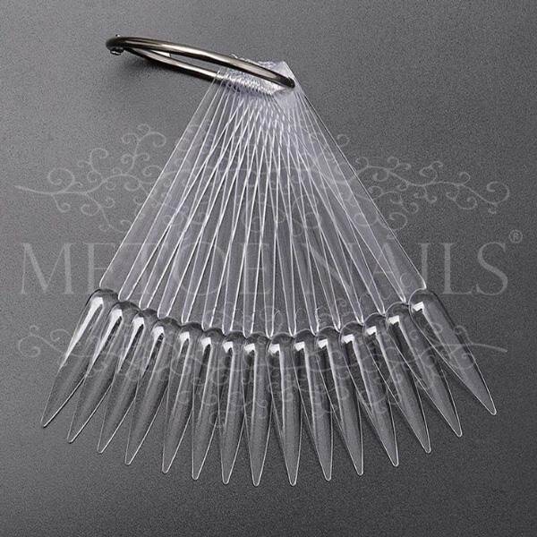 DIVA tipwaaier stiletto clear 40st