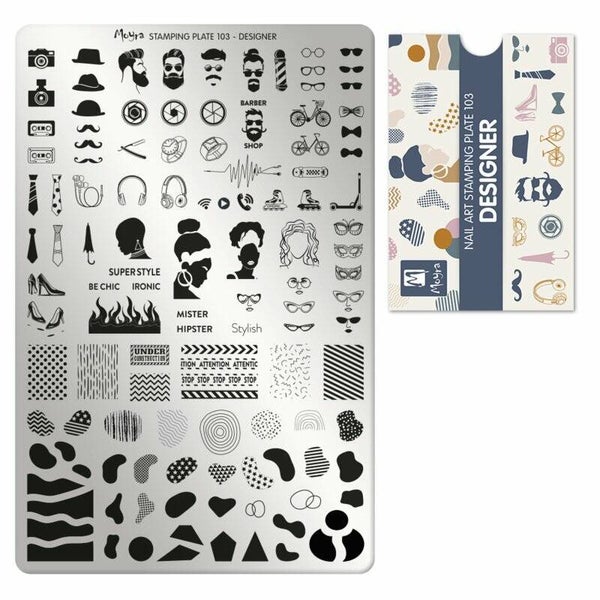 Moyra stempelplaat 103 designer