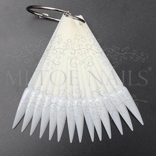 DIVA tipwaaier stiletto naturel 40st