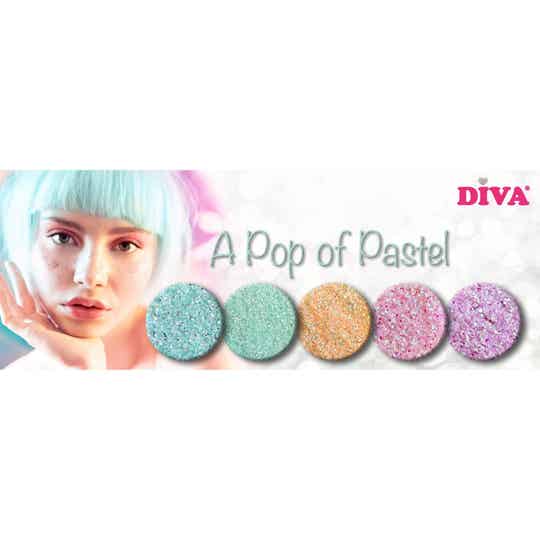 DIVA diamondline glitter A Pop Of Pastel collection