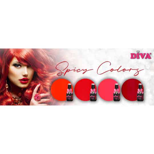 Diva gellak Spicy Colors collection 4x10ml