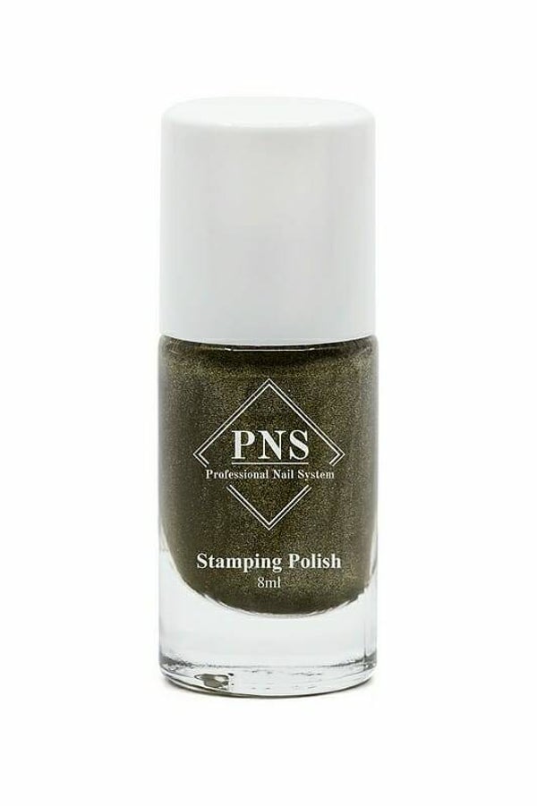 PNS stamping polish 31 holografisch army green