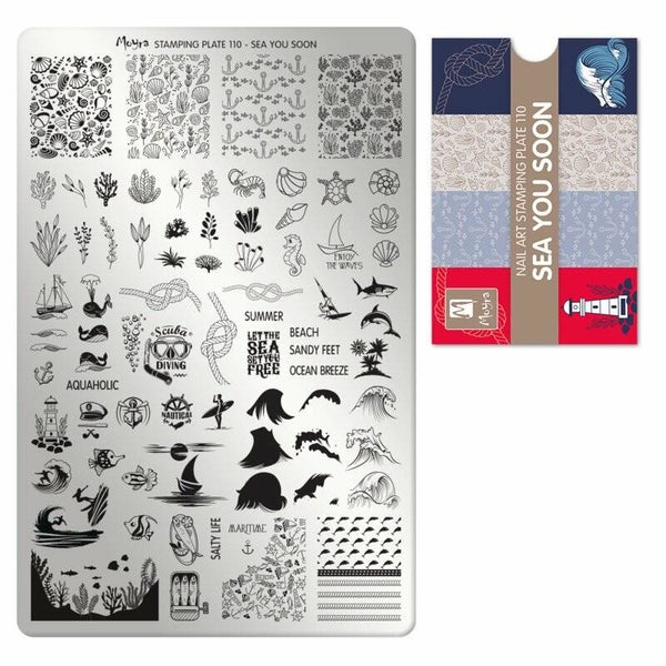 Moyra stempelplaat 110 sea you soon