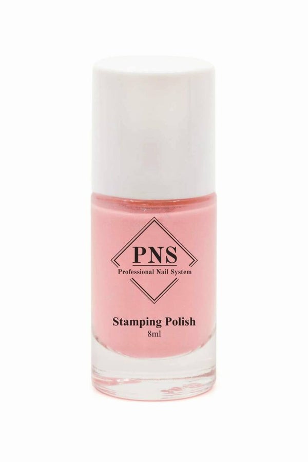 PNS stamping polish 50 pastel shimmer oranje