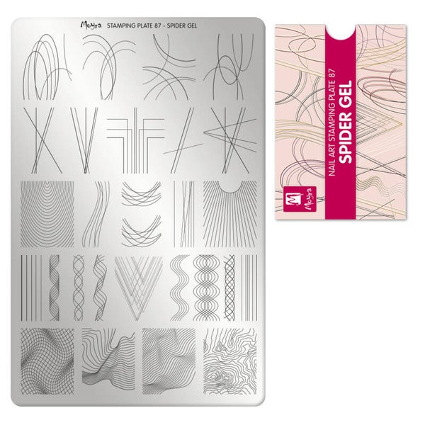 Moyra stempelplaat 87 spider gel