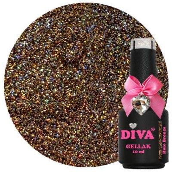 Diva gellak Holo Bronze (holo rainbow chique collection)