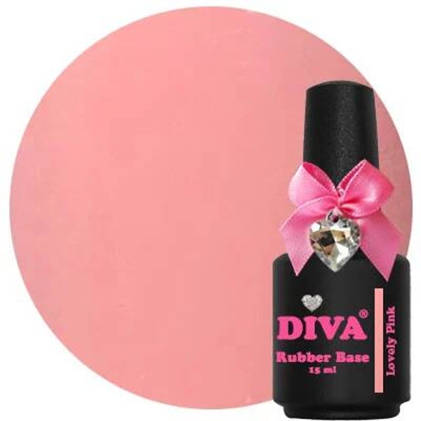 DIVA rubber base coat - lovely pink