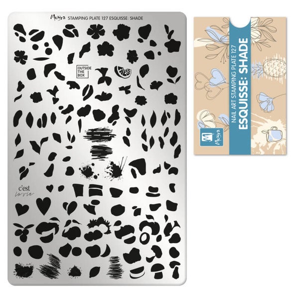 Moyra stempelplaat 127 esquisse: shade