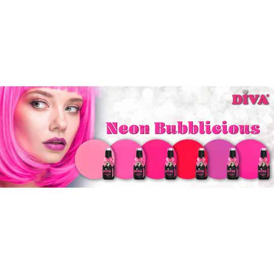 Diva gellak Neon Bubblicious collection 6x10ml