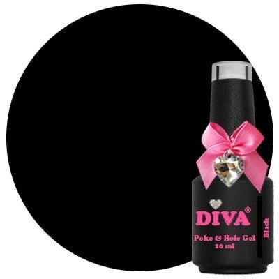 Diva Poke & Hole Gel Black
