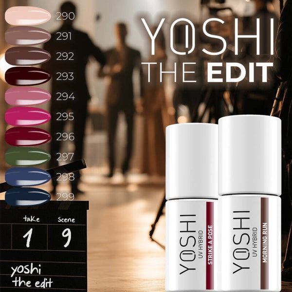 YOSHI gelpolish The Edit collection + gratis colorpop stickers