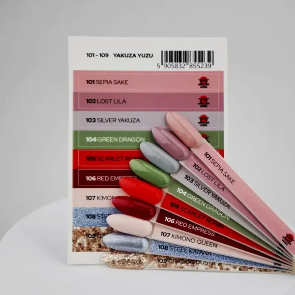 YOSHI gelpolish Yakuza Yuzu collection + gratis colorpop stickers
