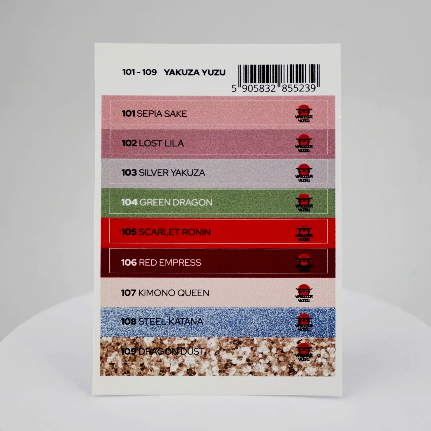 YOSHI colorpop stickers Yakuza Yuzu collection gelpolish 101-109